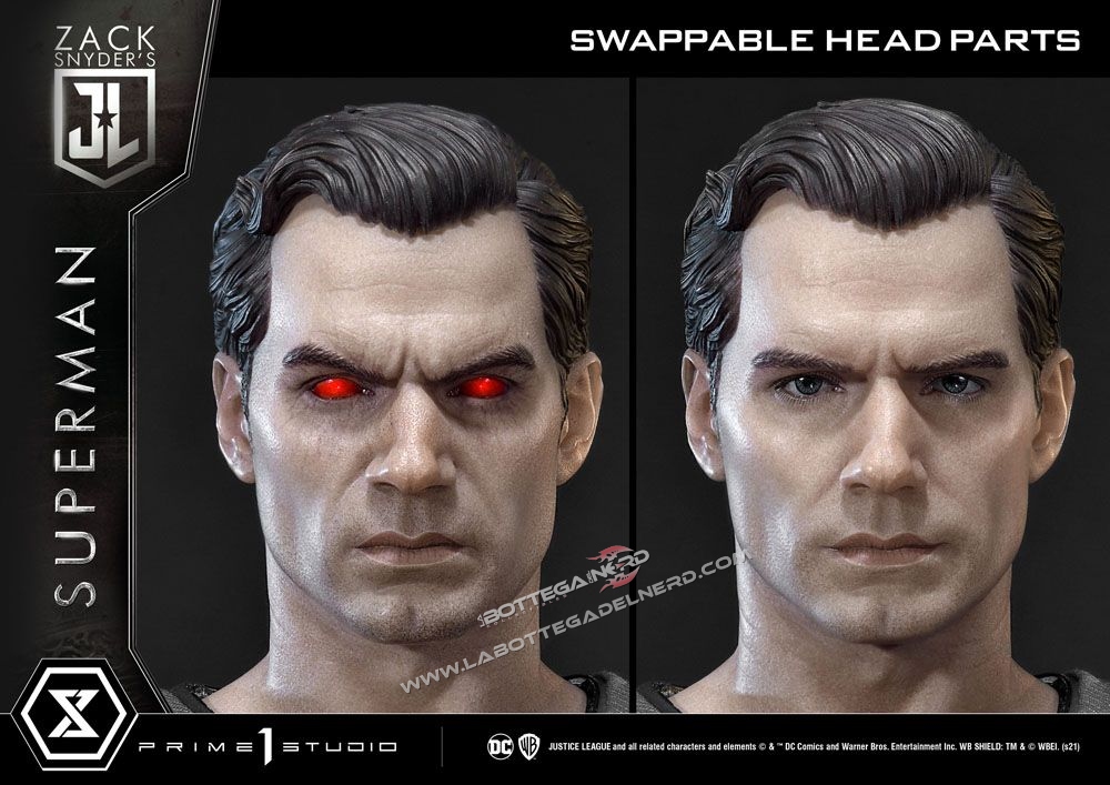 Zack Snyder’s Justice League - Statue Superman Black Suit Edition 84cm - immagine 7