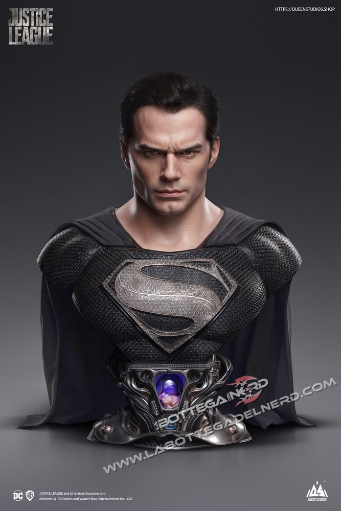 Superman - Bust 1/1 Superman Black Version 73cm - immagine 3