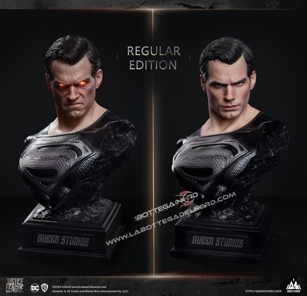 DC Comics - Statue 1/3 Superman Black Suit Regular Edition 80cm - immagine 12