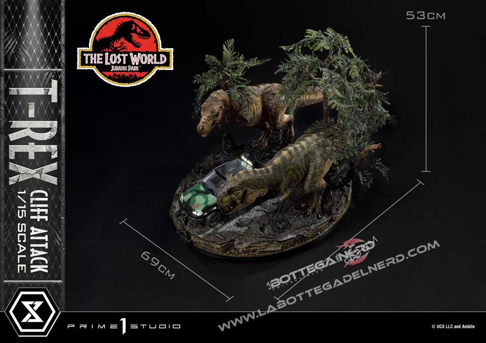Jurassic World: The Lost World - Statue T-Rex Cliff Attack 99cm - immagine 2