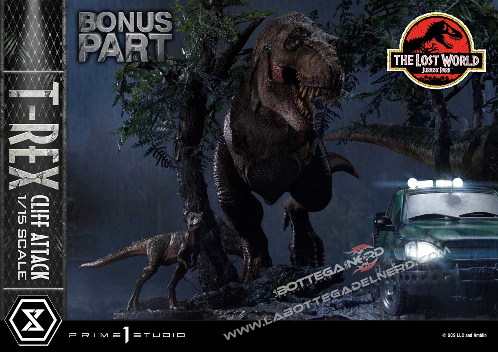 Jurassic World: The Lost World - Statue T-Rex Cliff Attack Bonus 99cm - immagine 6