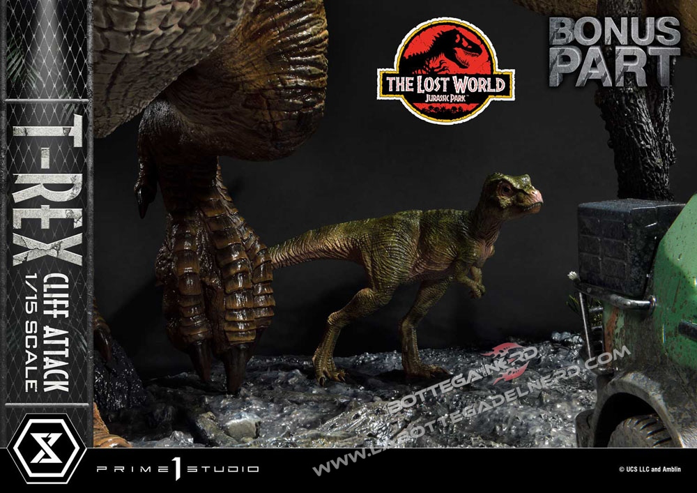 Jurassic World: The Lost World - Statue T-Rex Cliff Attack Bonus 99cm - immagine 3