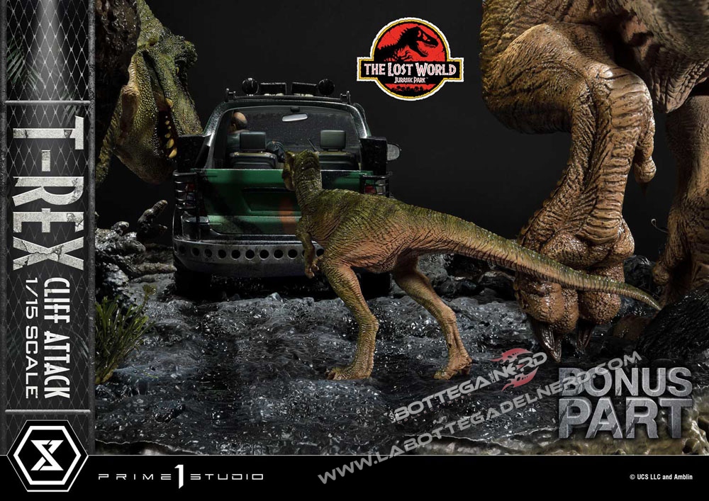 Jurassic World: The Lost World - Statue T-Rex Cliff Attack Bonus 99cm - immagine 5
