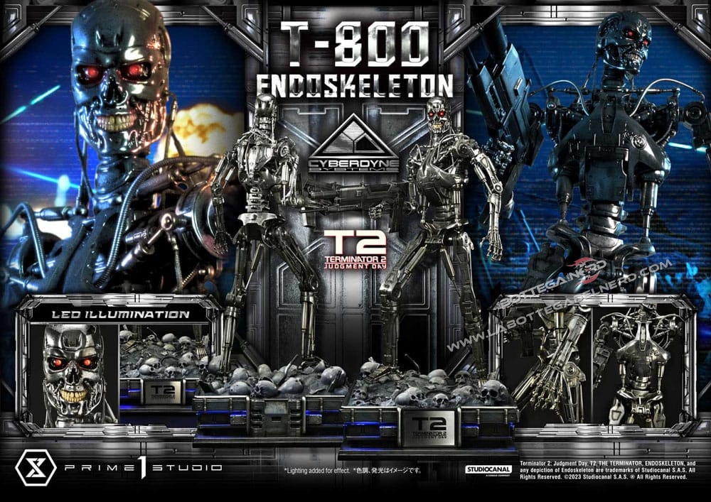 Terminator 2 - Statue 1/3 Judgment Day T800 74cm - immagine 12