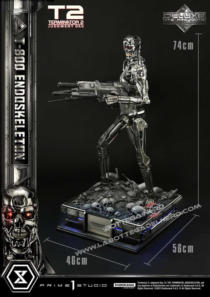 Terminator 2 - Statue 1/3 Judgment Day T800 Deluxe 74cm - immagine 9