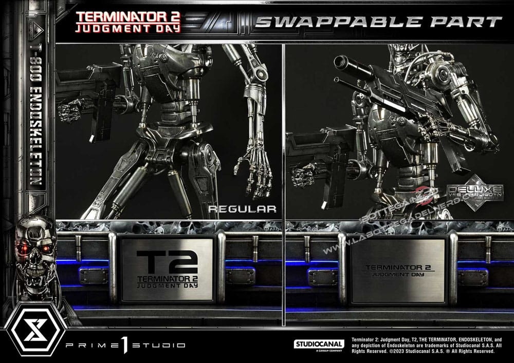 Terminator 2 - Statue 1/3 Judgment Day T800 Deluxe 74cm - immagine 10