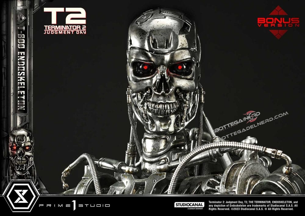 Terminator 2 - Statue 1/3 Judgment Day T800 Deluxe Bonus 74cm - immagine 3