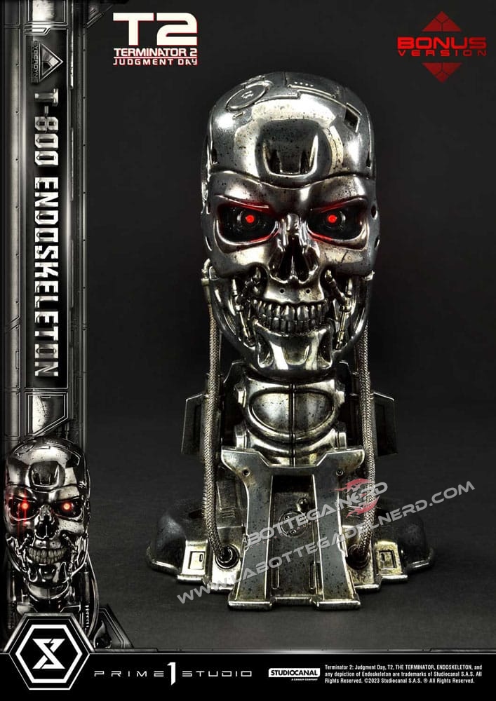 Terminator 2 - Statue 1/3 Judgment Day T800 Deluxe Bonus 74cm - immagine 2