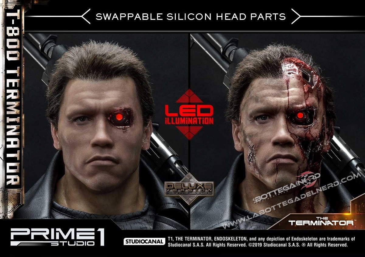 Terminator - Statua DELUXE T-800 Terminator 1:2 117cm - immagine 6