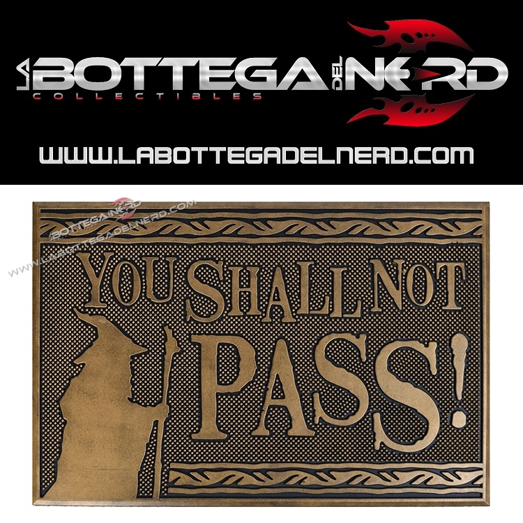 ZERBINO IN GOMMA - Gandalf "Tu Non Puoi Passare
