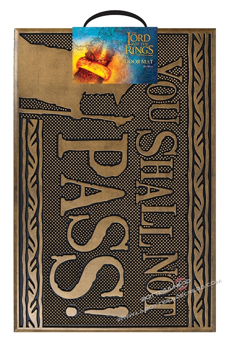 ZERBINO IN GOMMA - Gandalf "Tu Non Puoi Passare!" 40x60 - immagine 3