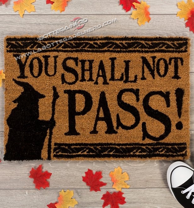 ZERBINO IN FIBRA – Gandalf "Tu Non Puoi Passare!" 40x60 - immagine 2