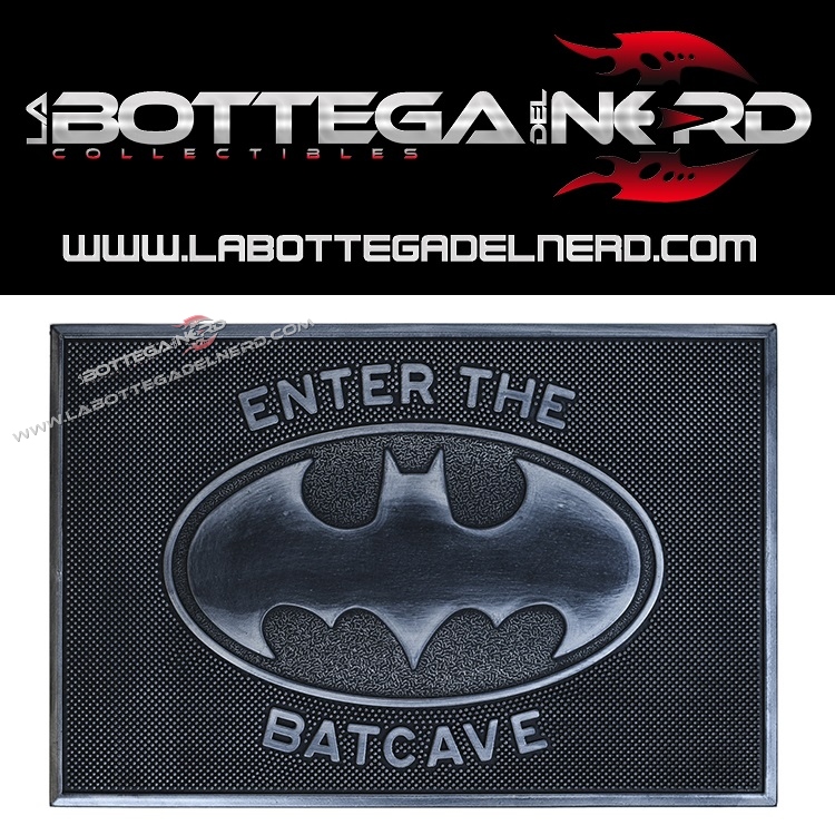 ZERBINO IN GOMMA - Batman "Benvenuto nella Batcaverna" 40x60