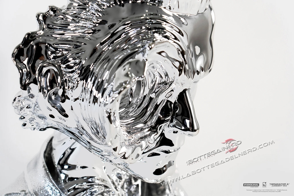 Terminator 2 - Bust T-1000 Art Mask Liquid Metal Version 44cm - immagine 9