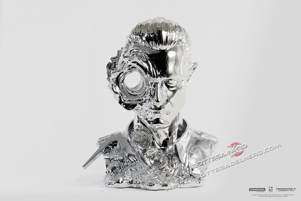 Terminator 2 - Bust T-1000 Art Mask Liquid Metal Version 44cm - immagine 5