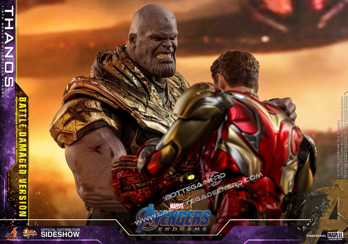 Avengers: Endgame - Masterpiece 1/6 Thanos Battle Damaged 42cm - immagine 6
