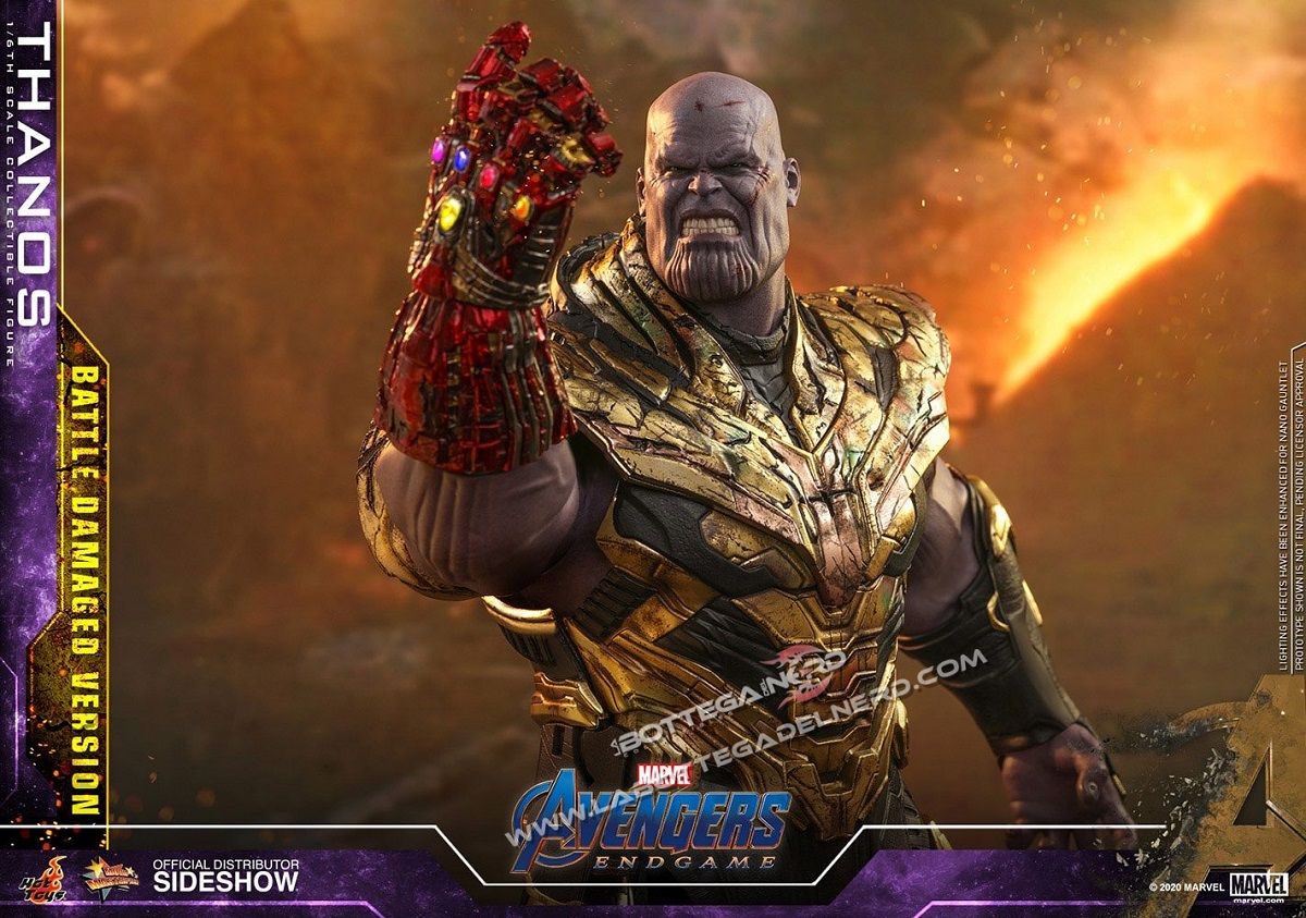 Avengers: Endgame - Masterpiece 1/6 Thanos Battle Damaged 42cm - immagine 5