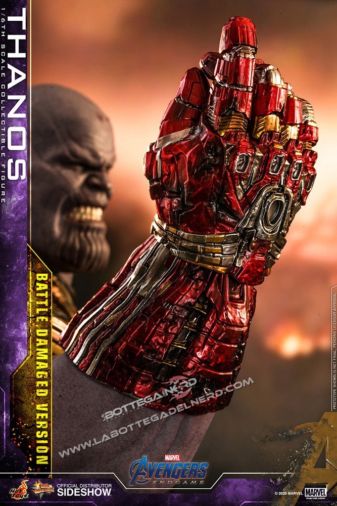 Avengers: Endgame - Masterpiece 1/6 Thanos Battle Damaged 42cm - immagine 7