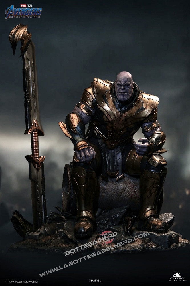 Marvel - Avengers: Endgame Statua Queen Studios Thanos Regular 72cm - immagine 2