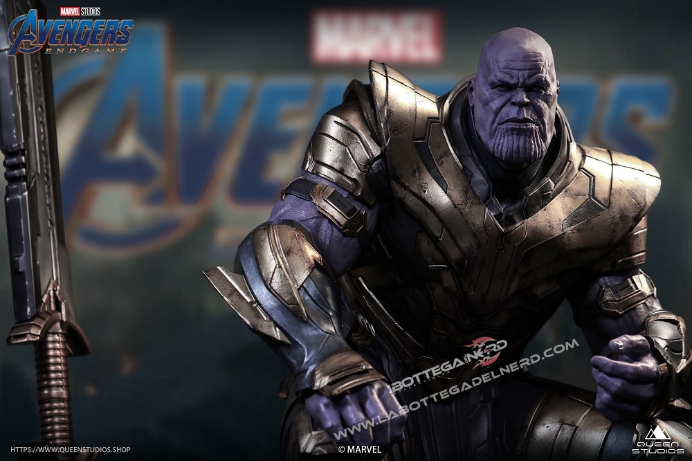 Marvel - Avengers: Endgame Statua Queen Studios Thanos Regular 72cm - immagine 4