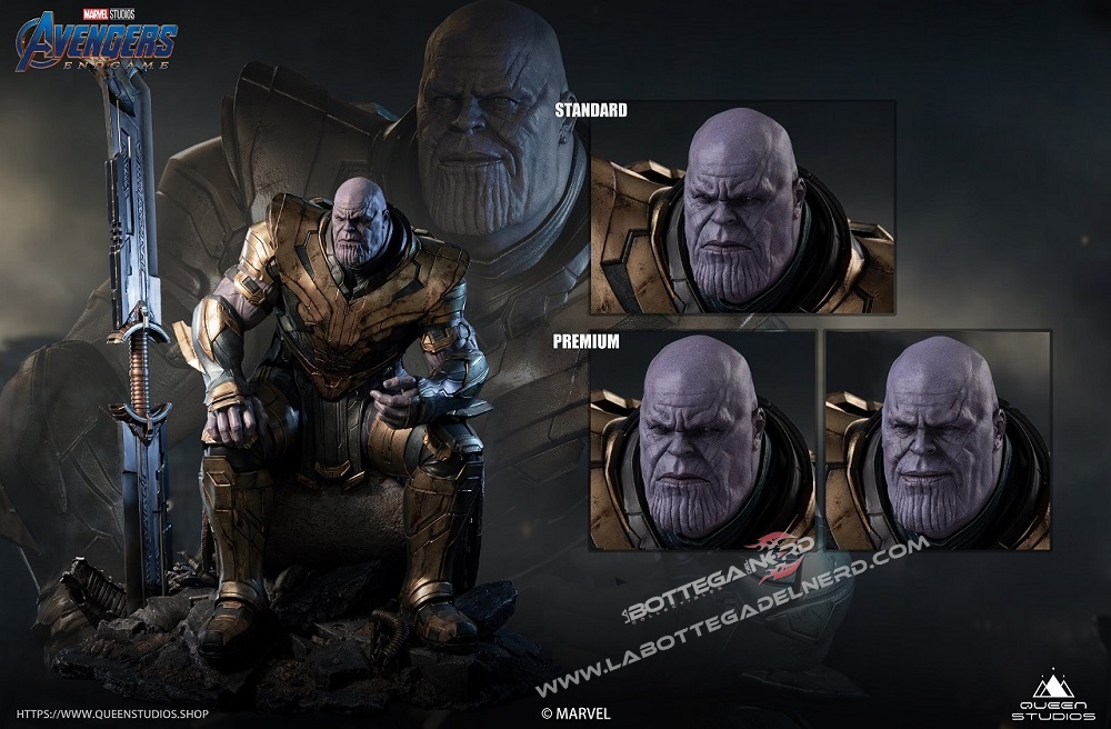 Marvel - Avengers: Endgame Statua Queen Studios Thanos Regular 72cm - immagine 11
