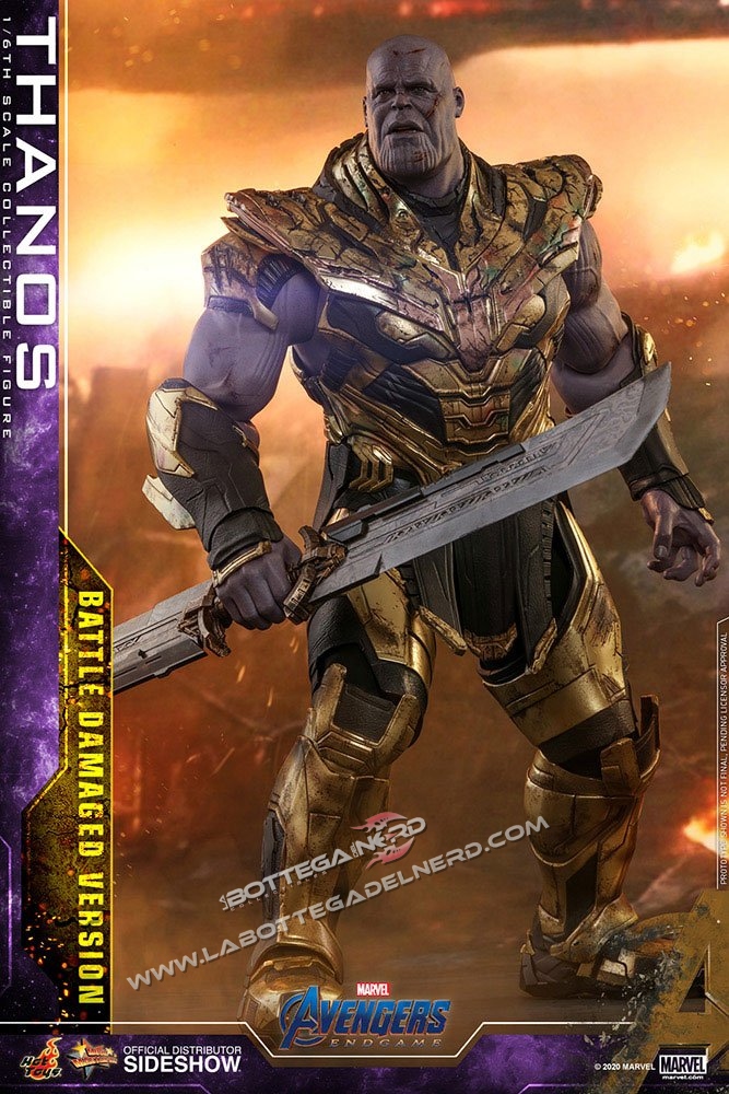 Avengers: Endgame - Masterpiece 1/6 Thanos Battle Damaged 42cm - immagine 2