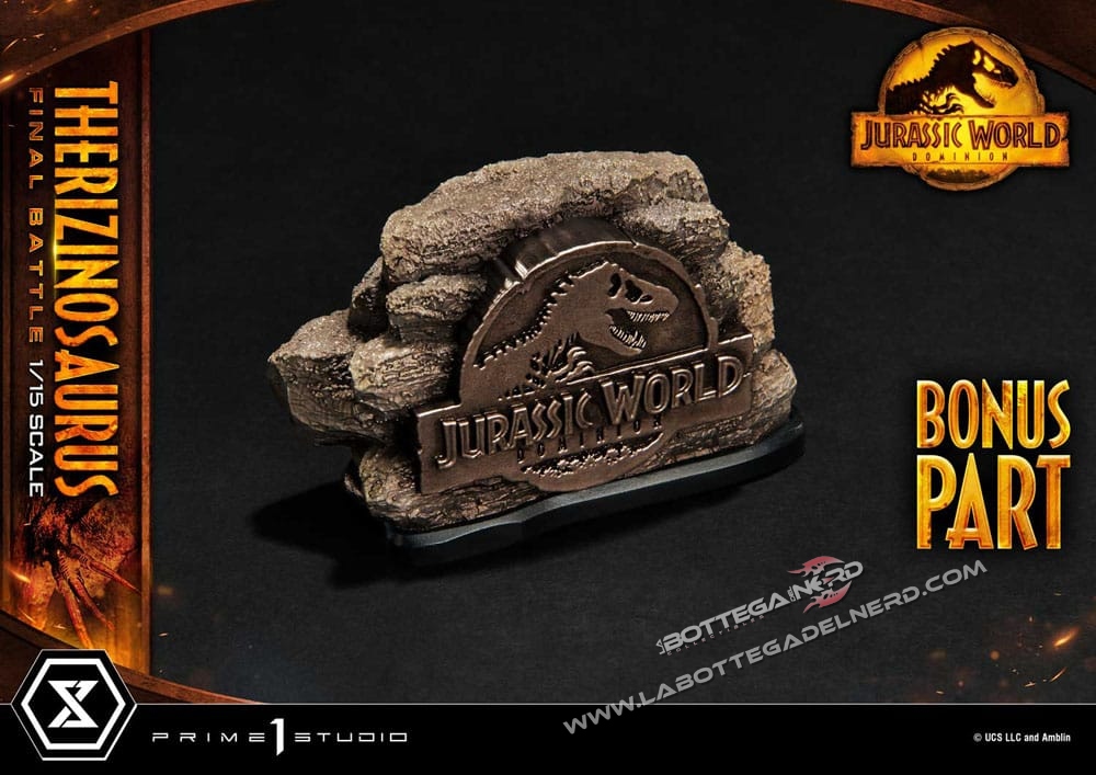 Jurassic World: Dominion - Statue 1/15 Therizinosaurus Final Battle BONUS V. - immagine 15