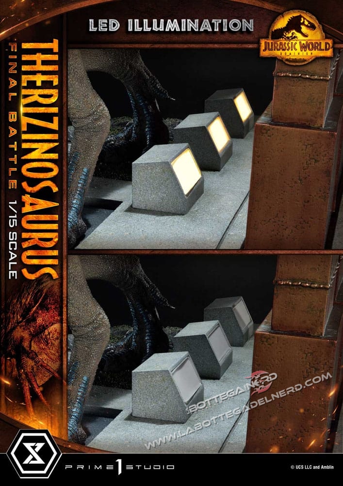 Jurassic World: Dominion - Statue 1/15 Therizinosaurus Final Battle BONUS V. - immagine 11