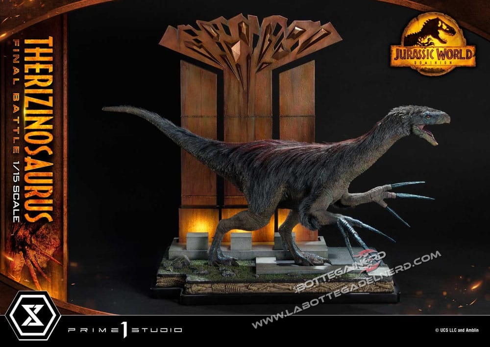 Jurassic World: Dominion - Statue 1/15 Therizinosaurus Final Battle BONUS V. - immagine 2