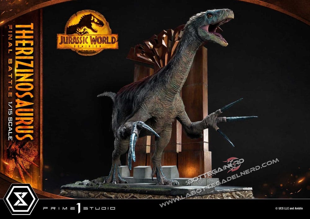 Jurassic World: Dominion - Statue 1/15 Therizinosaurus Final Battle BONUS V. - immagine 10