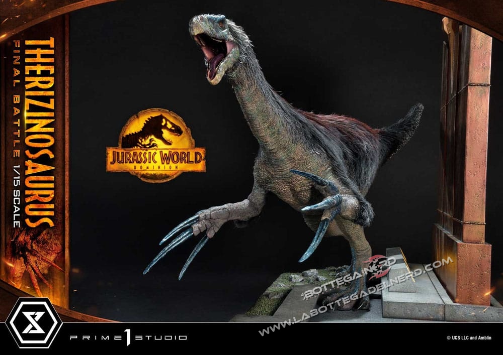 Jurassic World: Dominion - Statue 1/15 Therizinosaurus Final Battle BONUS V. - immagine 9