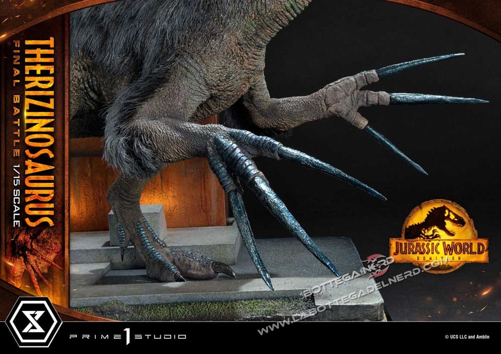 Jurassic World: Dominion - Statue 1/15 Therizinosaurus Final Battle BONUS V. - immagine 8