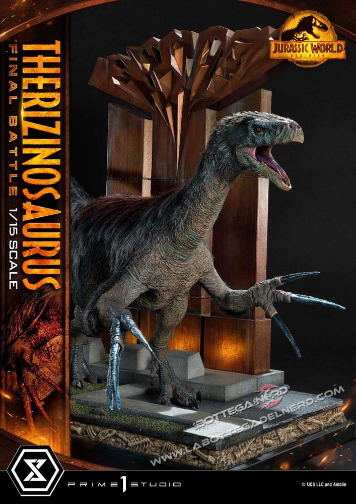 Jurassic World: Dominion - Statue 1/15 Therizinosaurus Final Battle BONUS V. - immagine 4