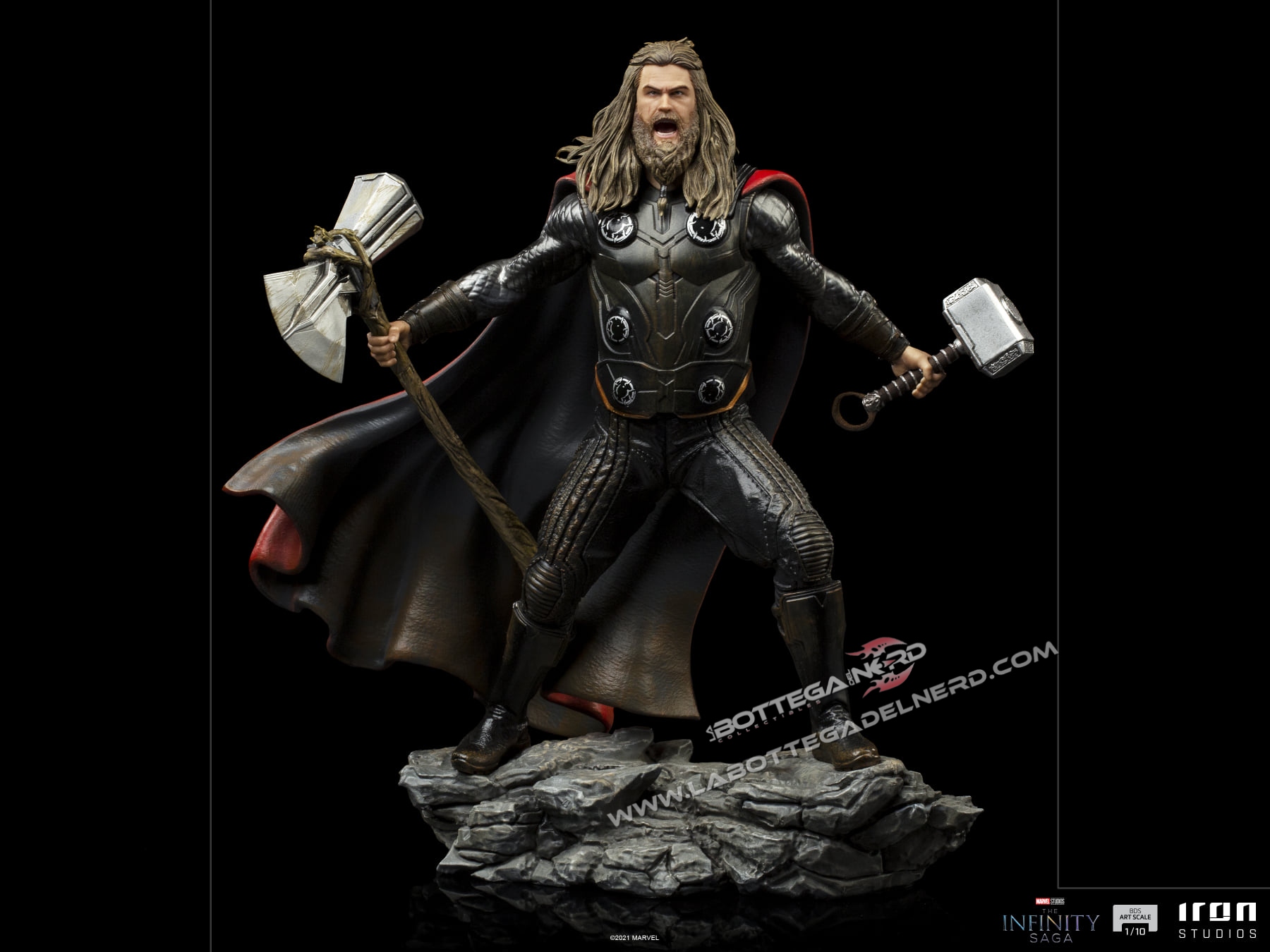 The Infinity Saga - BDS Statue 1/10 Thor Ultimate 23cm - immagine 3