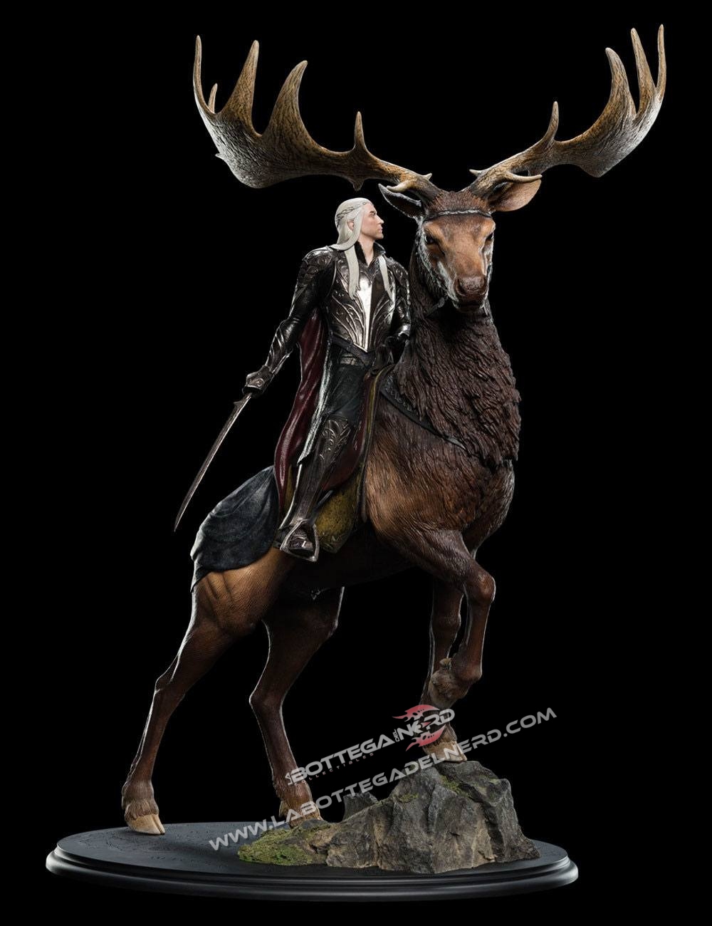 Lo Hobbit - Statua 1/6 Thranduil on Elk 68cm - immagine 2