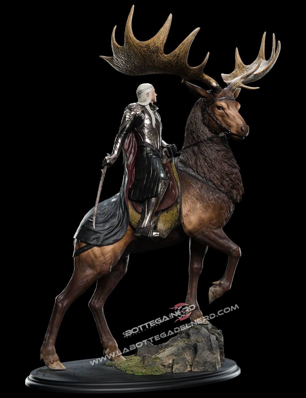 Lo Hobbit - Statua 1/6 Thranduil on Elk 68cm - immagine 3