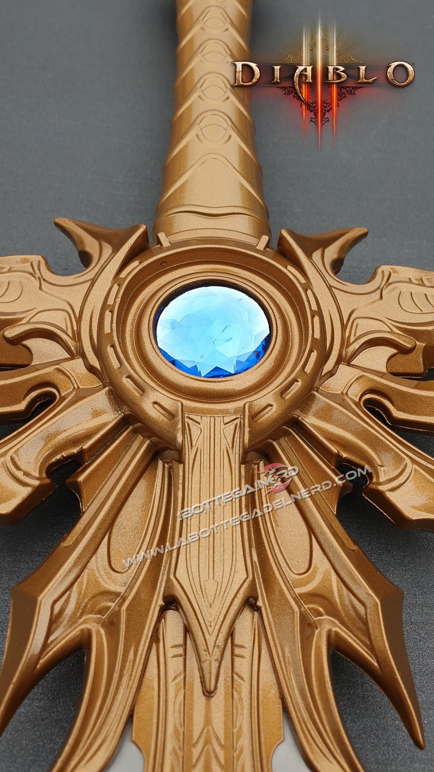 DIABLO III - Replica Deluxe Spada della Giustizia TYRAEL SWORD 1:1 - immagine 6