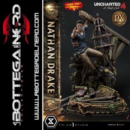 Uncharted 4 - U.P. Masterline Statue 1/4 Nathan Drake DX BONUS 69cm