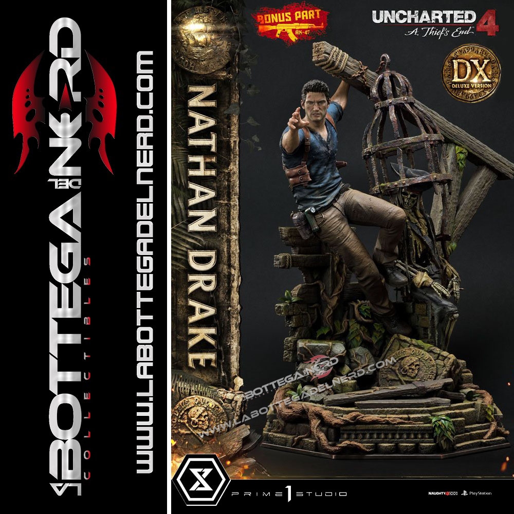Uncharted 4 - U.P. Masterline Statue 1/4 Nathan Drake DX BONUS 69cm