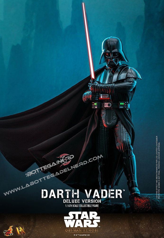 Star Wars: Obi-Wan Kenobi - Action Figure 1/6 Darth Vader DELUXE 35cm - immagine 3
