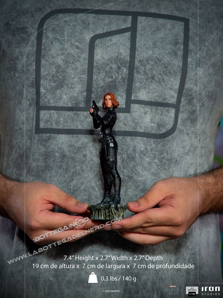 The Infinity Saga - BDS Statue 1/10 Black Widow Battle of NY 19cm - immagine 6