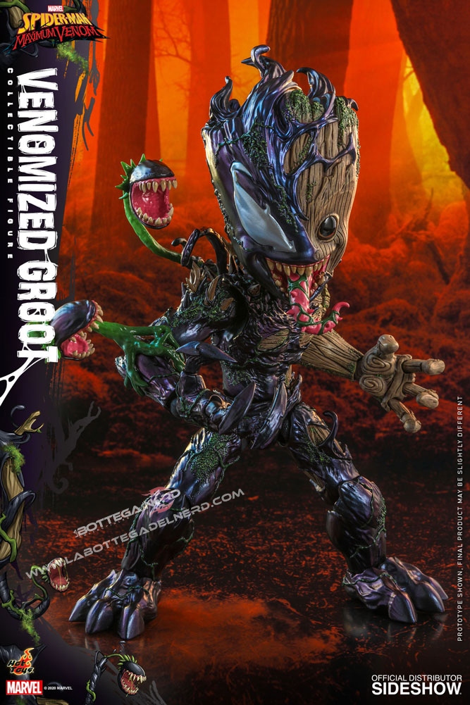 Marvel's Spider-Man - Action Figure 1/6 Venomized Groot 25cm - immagine 2