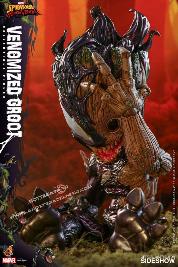 Marvel's Spider-Man - Action Figure 1/6 Venomized Groot 25cm - immagine 3
