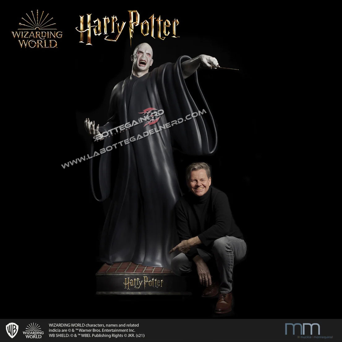 Harry Potter - Life-Size Statue Voldemort (Dimensioni reali) 211cm - immagine 2
