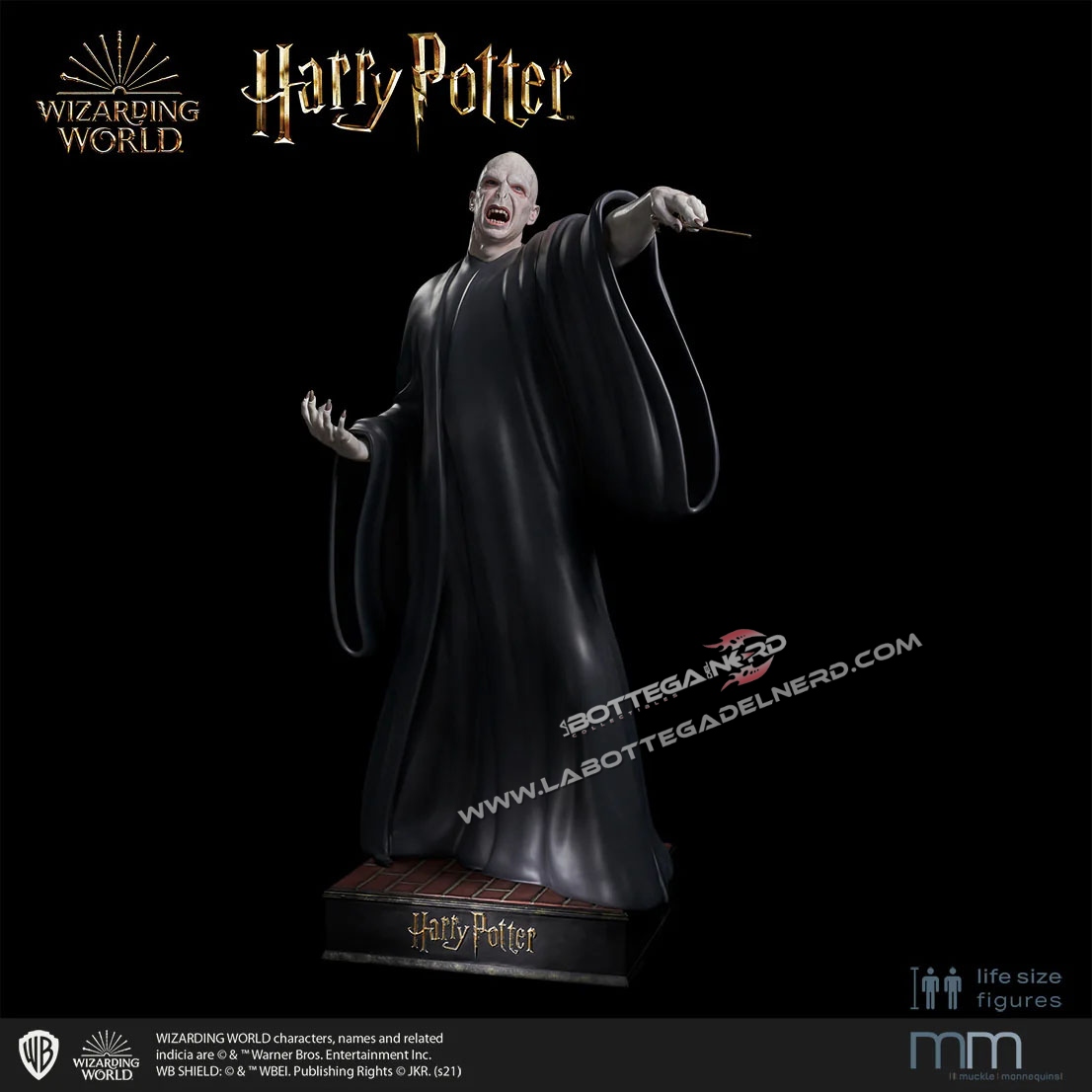 Harry Potter - Life-Size Statue Voldemort (Dimensioni reali) 211cm - immagine 7