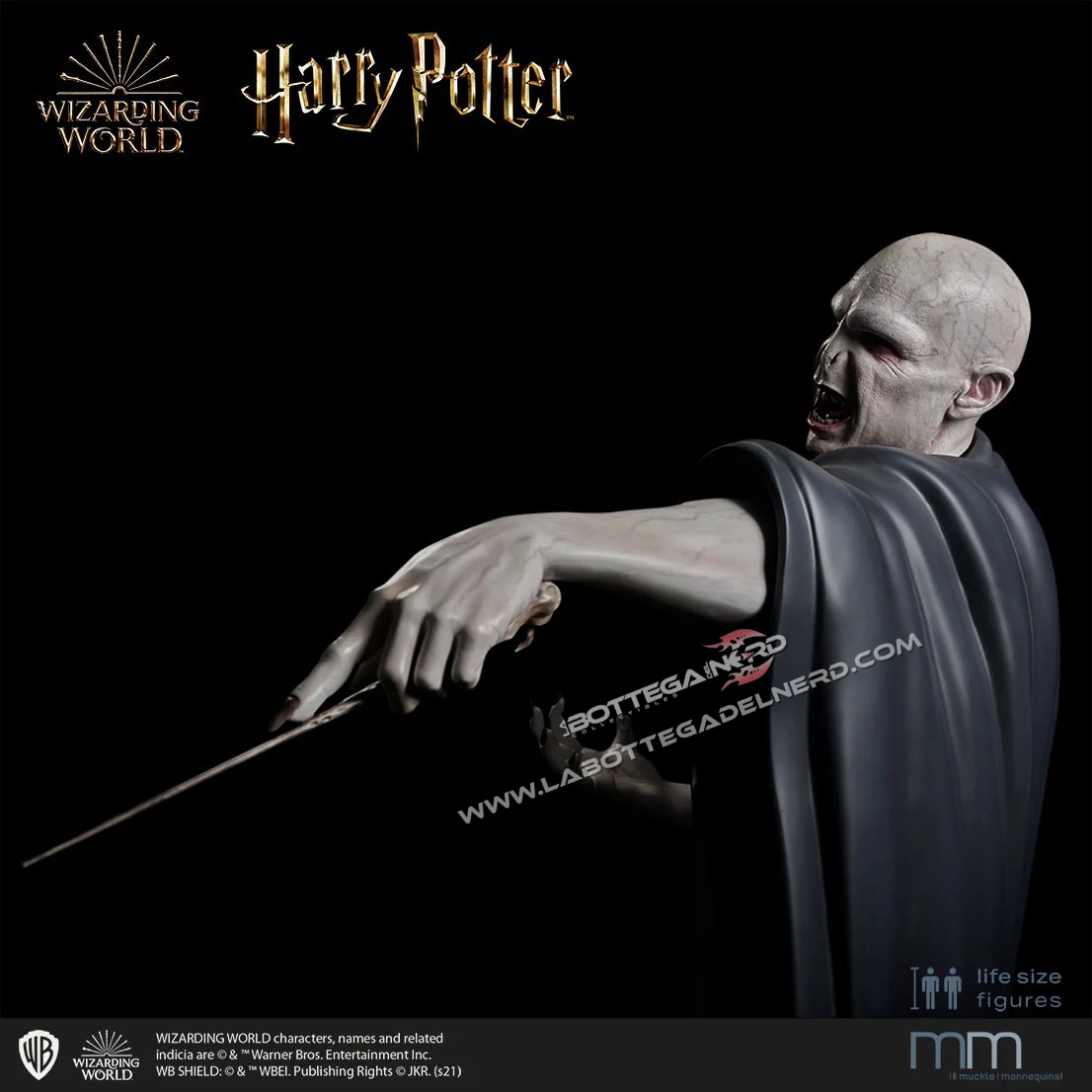 Harry Potter - Life-Size Statue Voldemort (Dimensioni reali) 211cm - immagine 6
