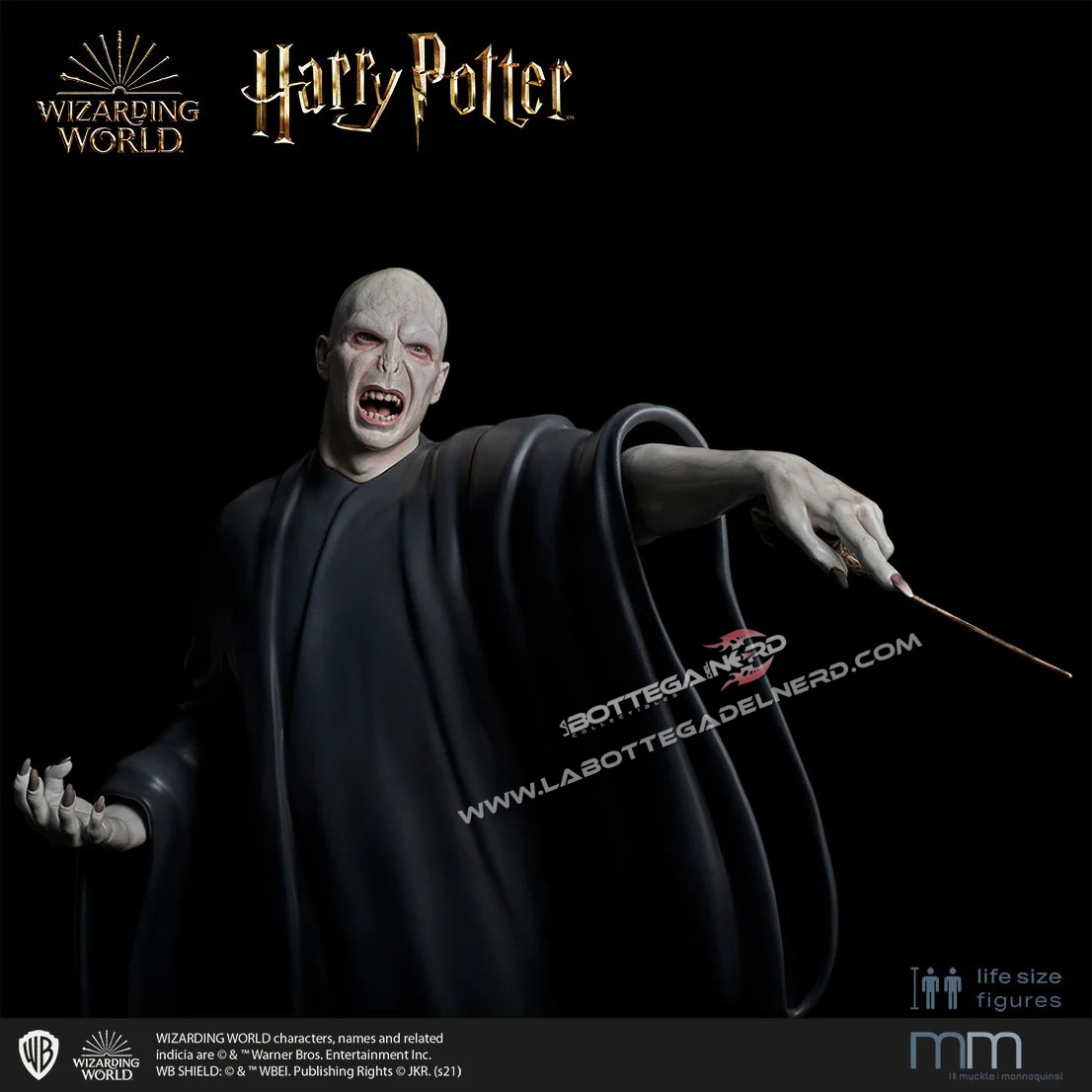 Harry Potter - Life-Size Statue Voldemort (Dimensioni reali) 211cm - immagine 5