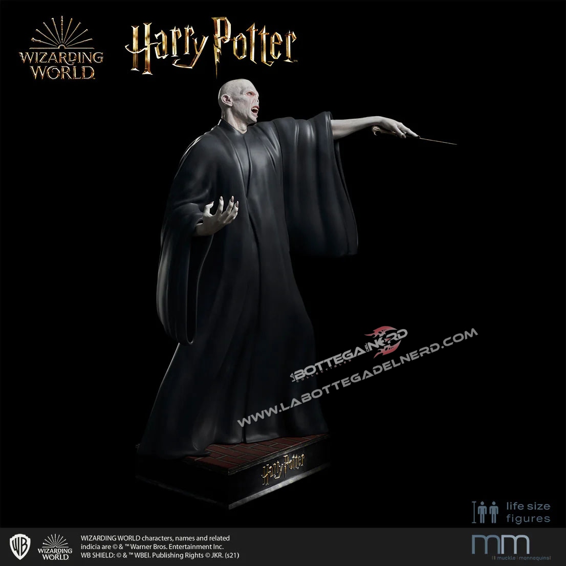 Harry Potter - Life-Size Statue Voldemort (Dimensioni reali) 211cm - immagine 4