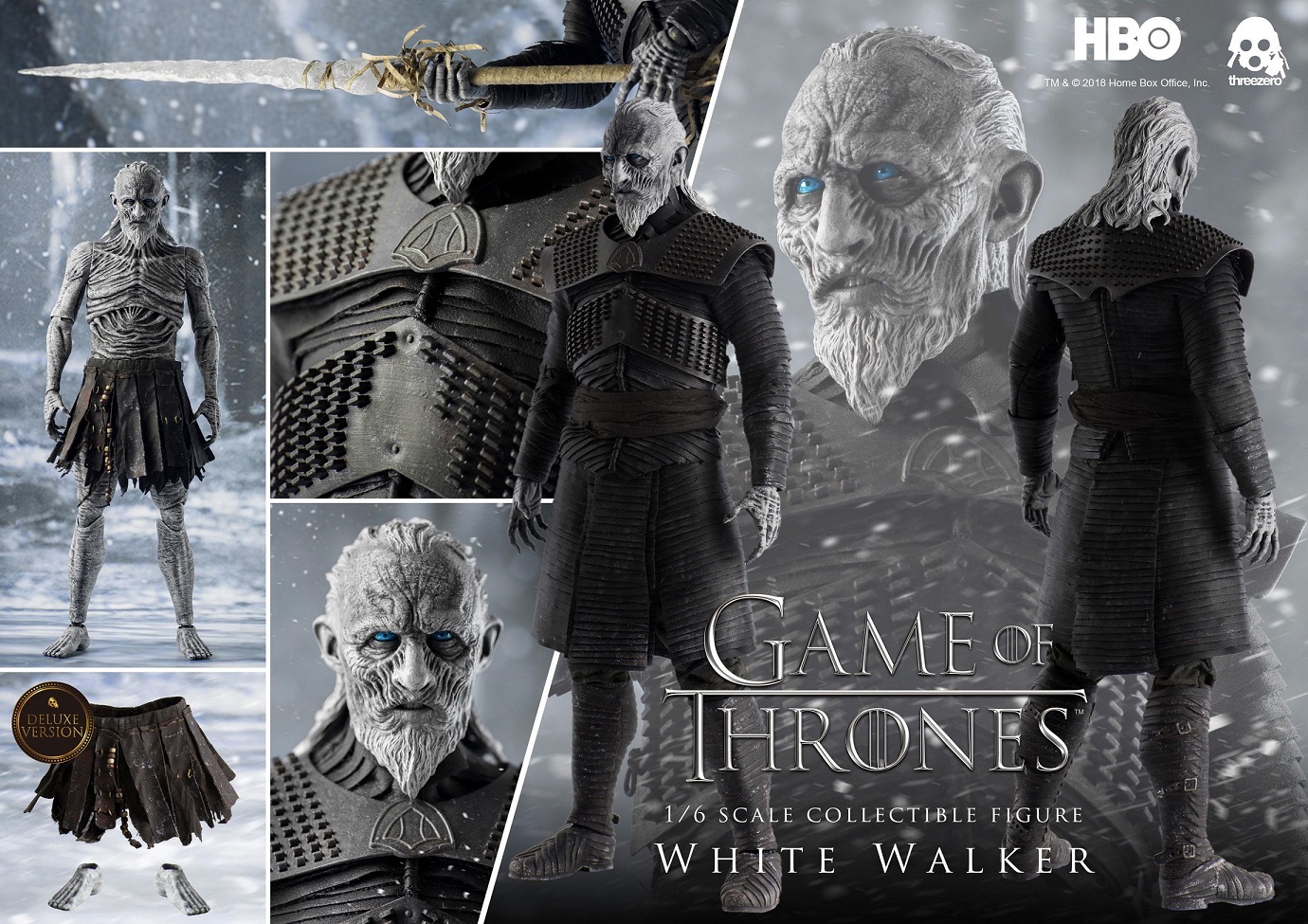 Game of Thrones - White Walker Deluxe 33cm - immagine 6