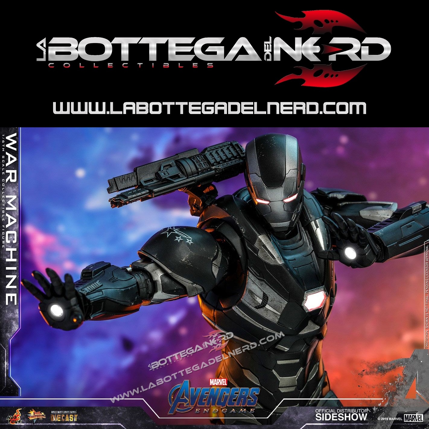 Avengers Endgame - Diecast Action Figure War Machine 32cm